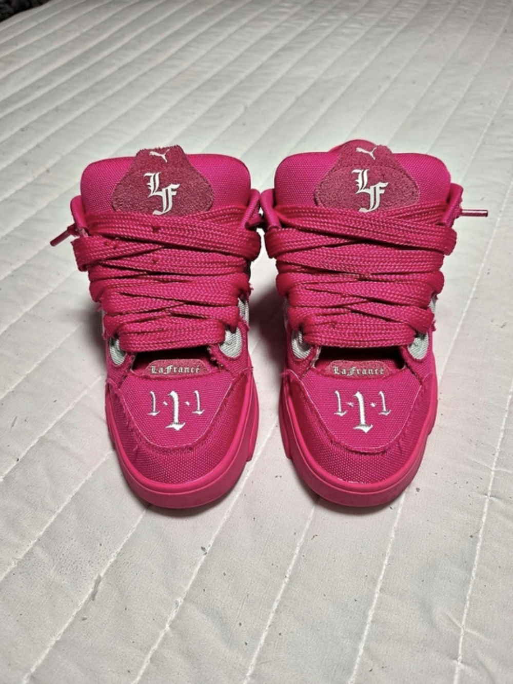 LaFrancé LF1 Pink Silver Sneakers US 8